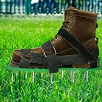 EEIEER Escarificador Cesped Zapatos- Aireador Cesped Zapatos Aerador de Cesped para Airear el Césped Aireador de Cesped…